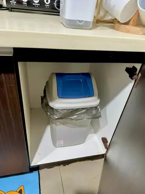 a dog box in a drawer of a desk at 2BR w Balcony in Araneta, Cubao w Pool and Gym - Porto Vita in Manila