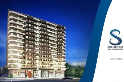a rendering of a building with a car in front of it at MOA S Residences 1BR Condo Stunning Boutique T3 in Manila