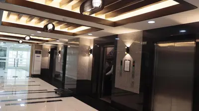 a hallway with a elevator in a building at CONDOMINIUM AT TAFT AVENUE, MALATE, Manila in Manila