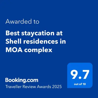 a screenshot of the best vacation at shellresidences in moa complex at Best staycation at Shell residences in MOA complex in Manila