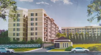 a rendering of a building with cars parked in front at Night Blink Staycation And Rentals in Cainta