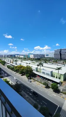 a view of a city street with a highway at EZStays Shore Residences in Manila