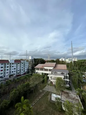 arial view of a building in a city at Dream Condo in Santa Rosa in Santa Rosa