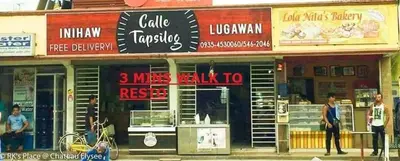 a store with people walking in front of it at CHATEAU ELYSEE A1 near airport mall Free wifi in Manila