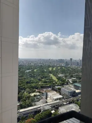 a view of a city from the top of a building at Relaxing Big Studio Bedroom in Manila