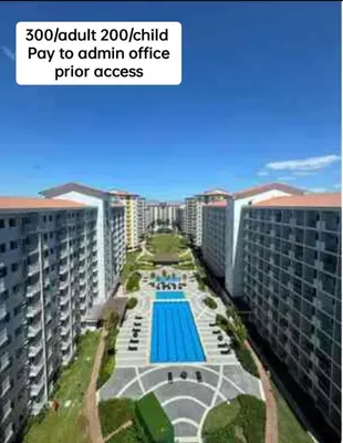 arial view of an apartment complex with a swimming pool at 821 Field Res Condo by Bambie with 2 wifi in Manila