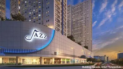 a building with aundai sign on the side of it at Destina Stays @Jazz Residences, Makati, Metro Manila, w/Netflix in Manila