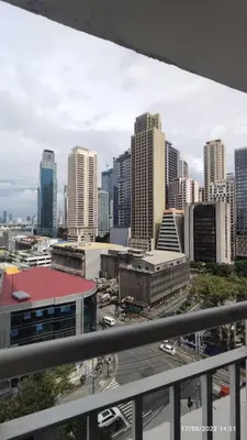 a view of a city skyline with tall buildings at Destina Stays @Jazz Residences, Makati, Metro Manila, w/Netflix in Manila