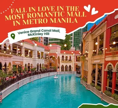 a mall in love in the most romantic mall in metro manila at Venice Luxury Residences in Manila
