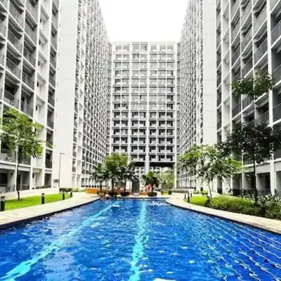 P00L Fr0nt with Balc0ny - New C0nd0 at Shore 2 MALL of ASIA