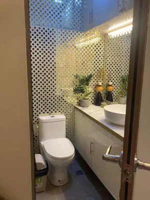 a bathroom with a toilet and a sink at Coast Residence 4026 PENTHOUSE 1 Bedroom Condo with Wifi & Netflix in Manila