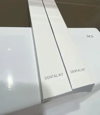 a white box with the words dentalmark on it at Condo in Newport City Pasay near NAIA T3 AIRPORT MANILA in Manila