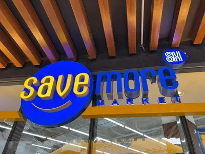 a save another marmite sign on a store window at Cozy Crib @ Air Residences - Makati in Manila